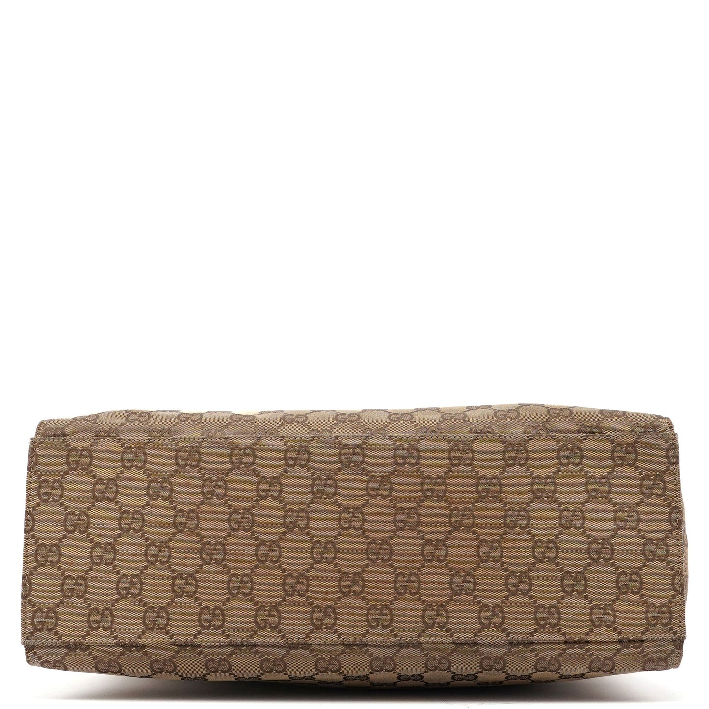 002 1016 Beige GG Bamboo Tote Bag