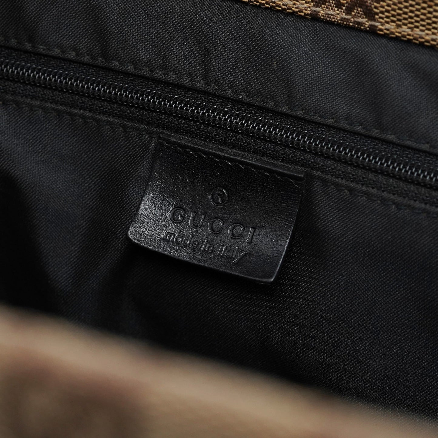 002 1016 Beige GG Bamboo Tote Bag