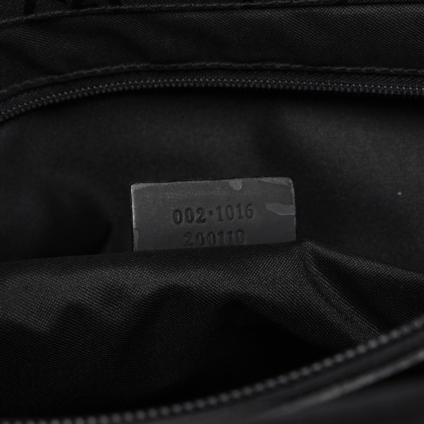 002 1016 Black GG Bamboo Tote