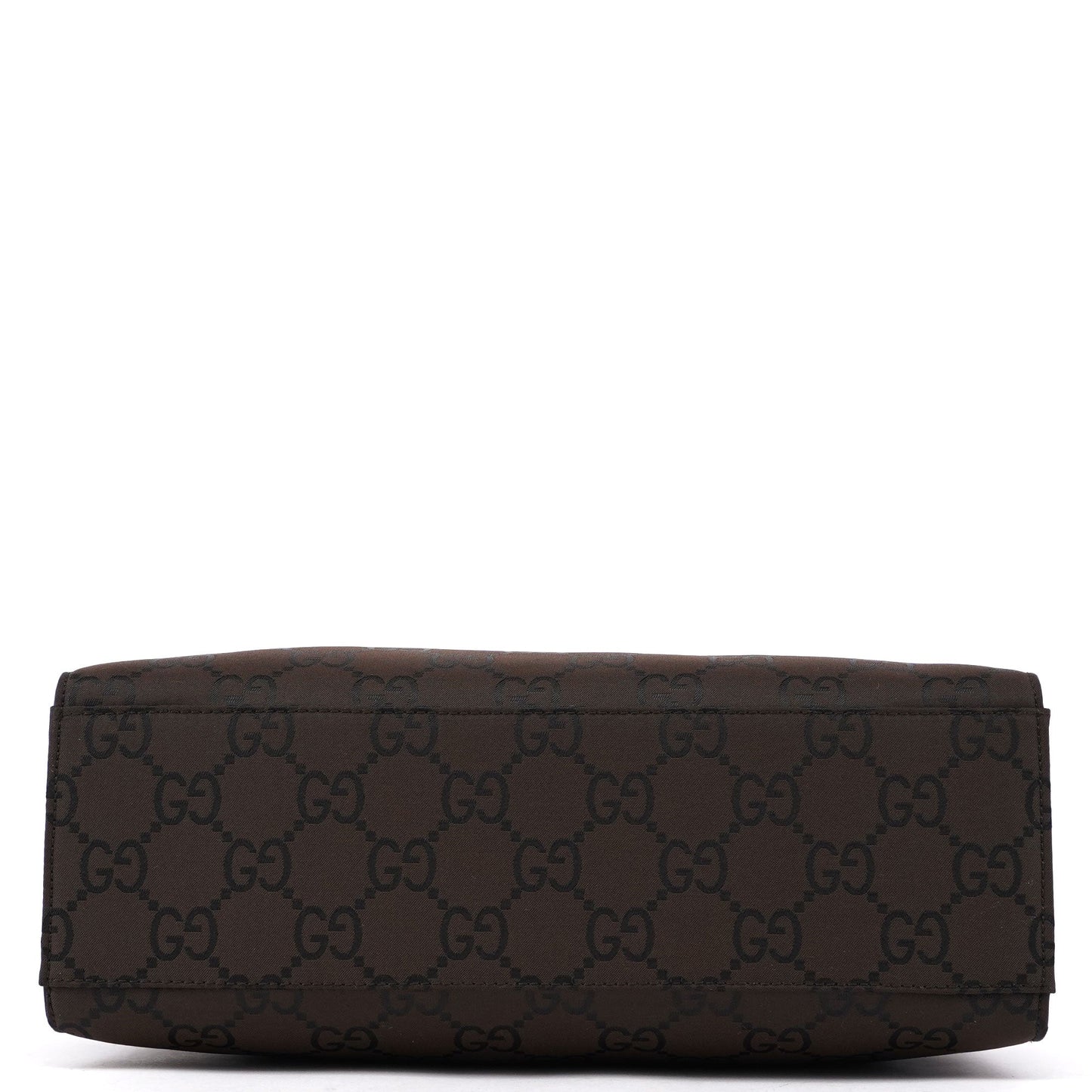 002 1016 Brown GG Bamboo 2-Way Tote