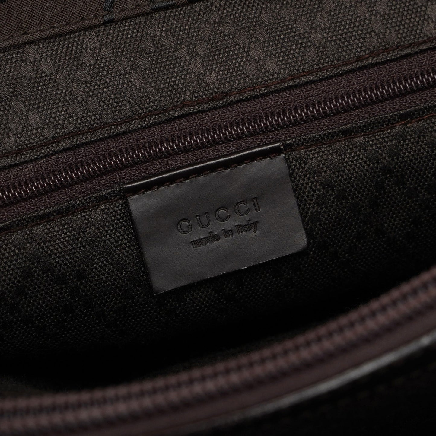 002 1016 Brown GG Bamboo 2-Way Tote