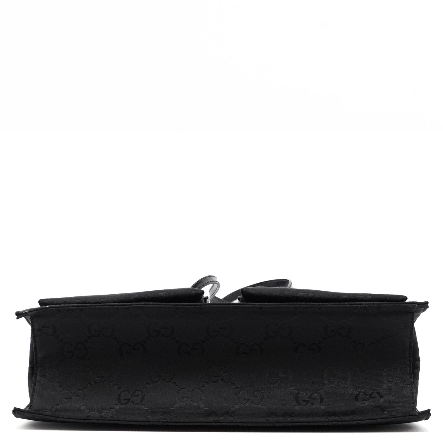 002 1021 Black GG Dual Pocket Tote Bag