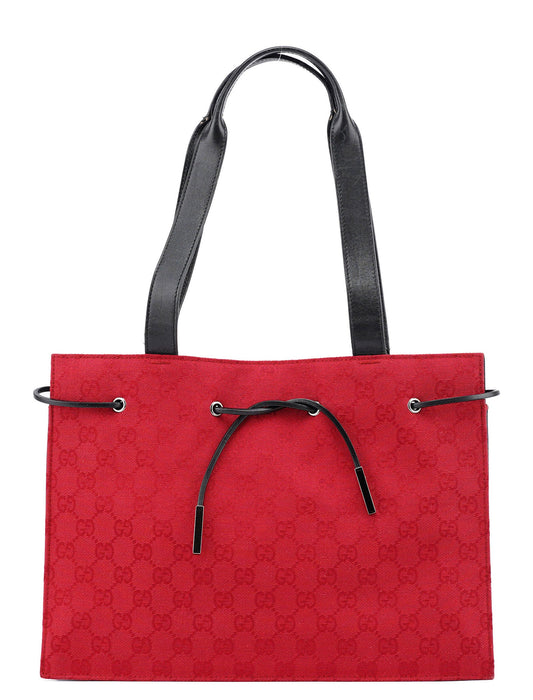 002 1053 Red GG Tote Bag