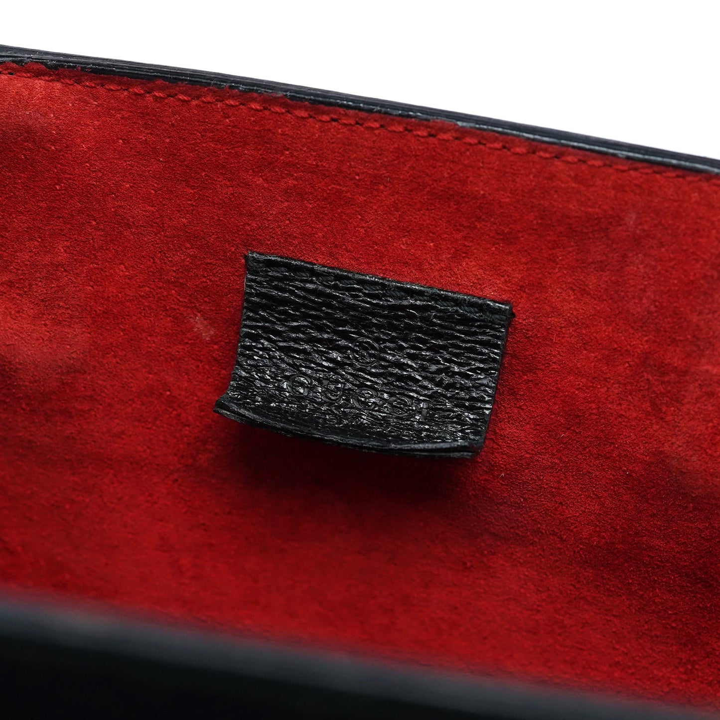 002 1060 Black Leather Bamboo Tote