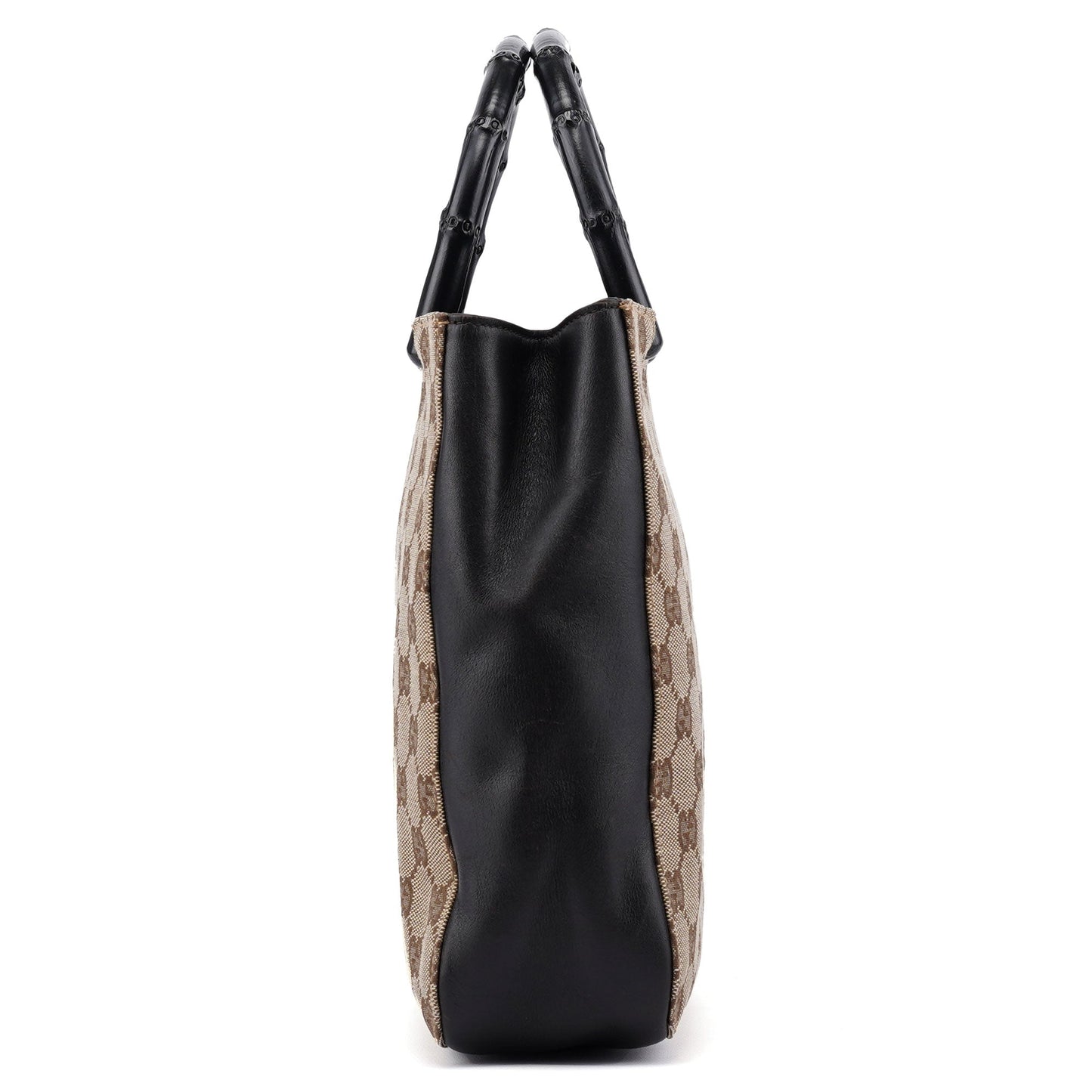 002 1061 Beige GG Bamboo Tote Bag