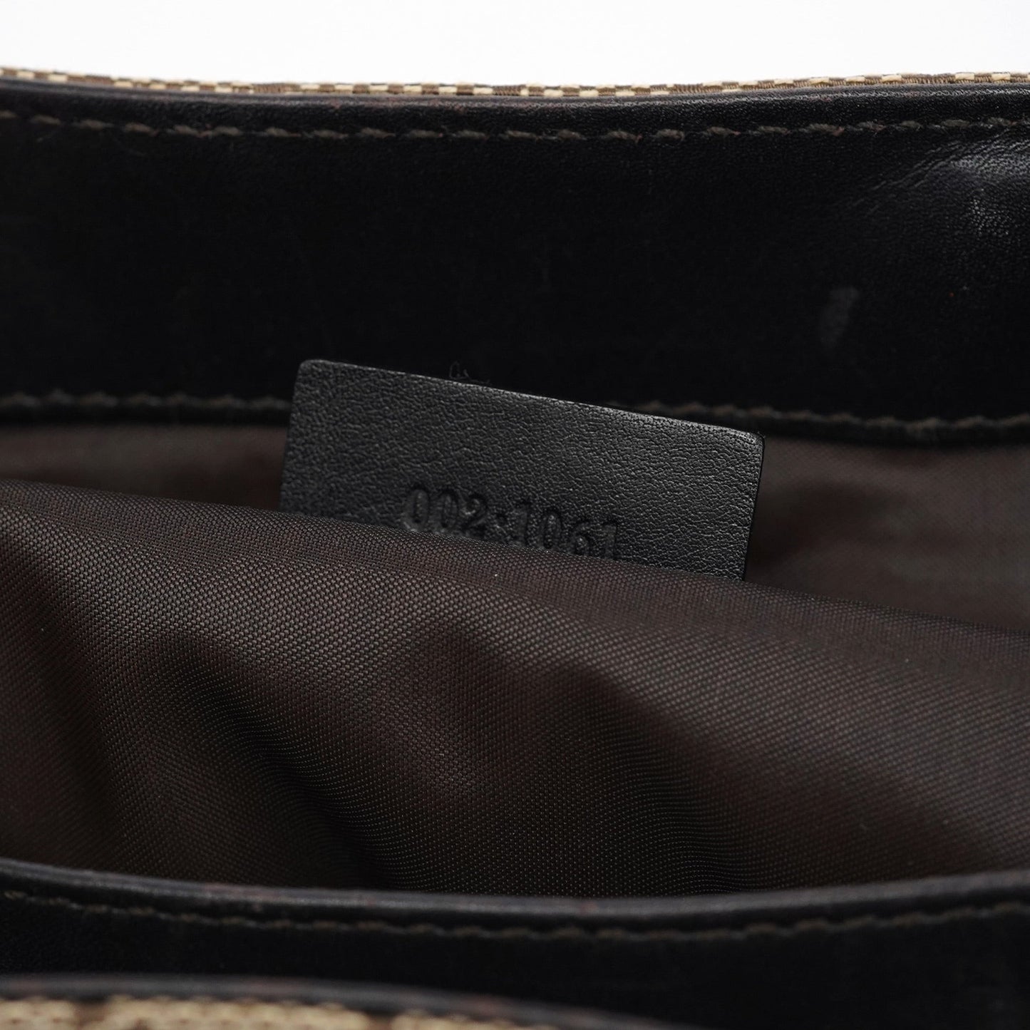 002 1061 Beige GG Bamboo Tote Bag