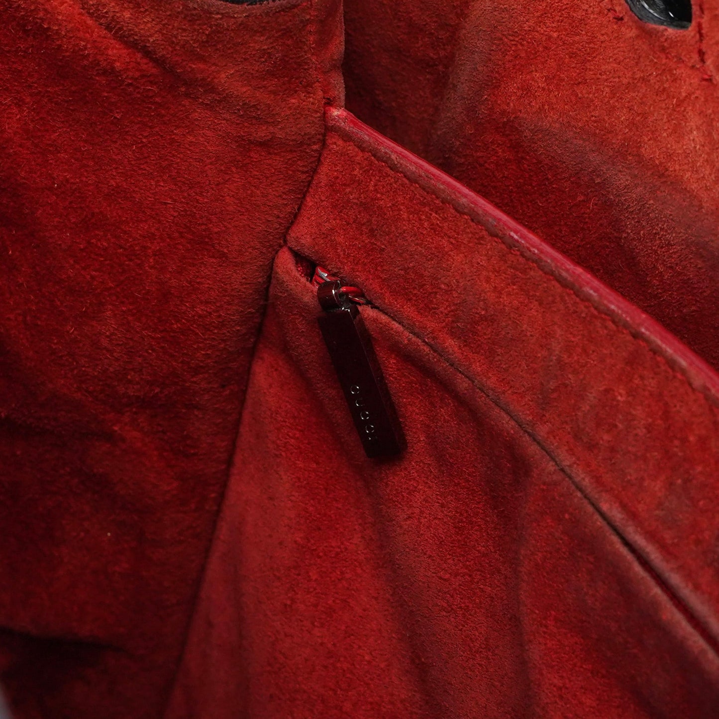 002 1061 Black Leather Bamboo Tote