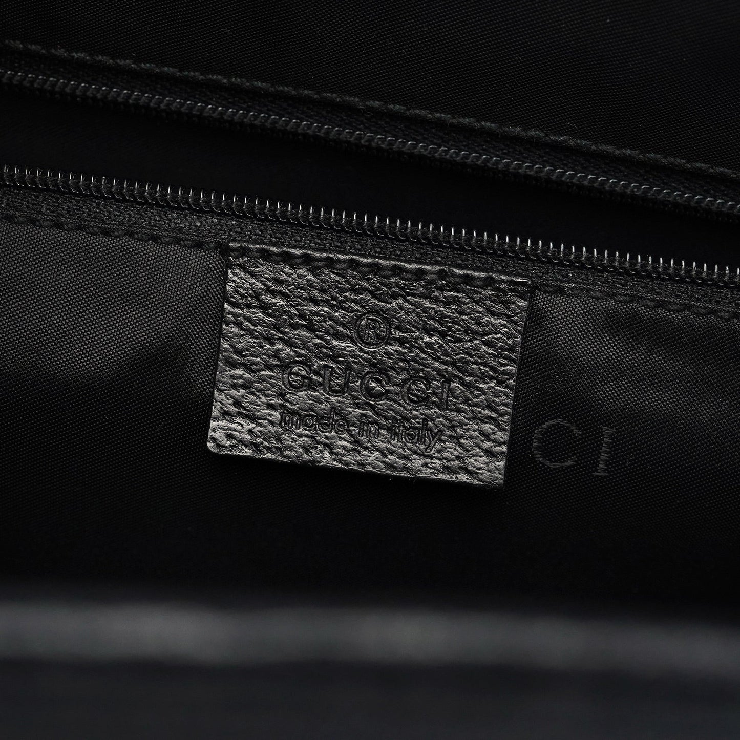 002 1064 Black Leather Jackie Tote