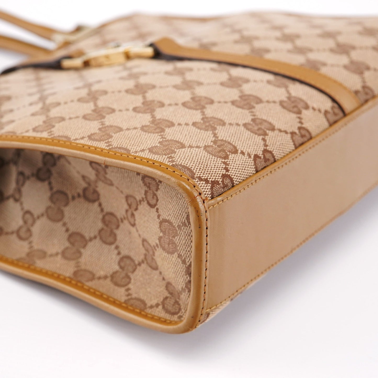 002 1065 Beige GG Jackie Tote