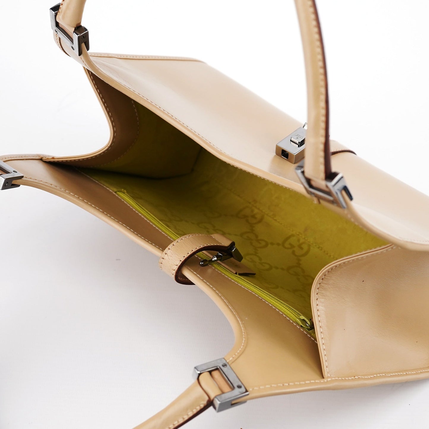 002 1068 Beige Calfskin Jackie Bag