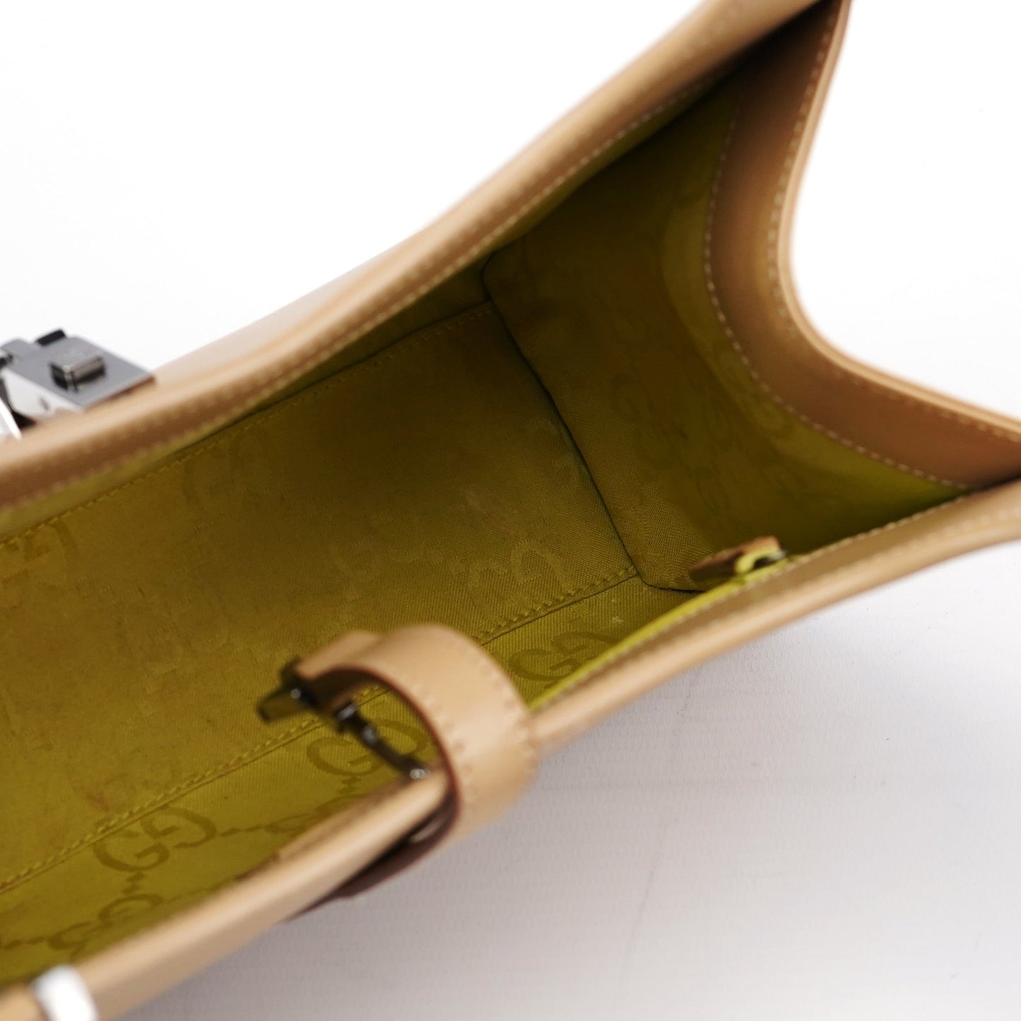 002 1068 Beige Calfskin Jackie Bag