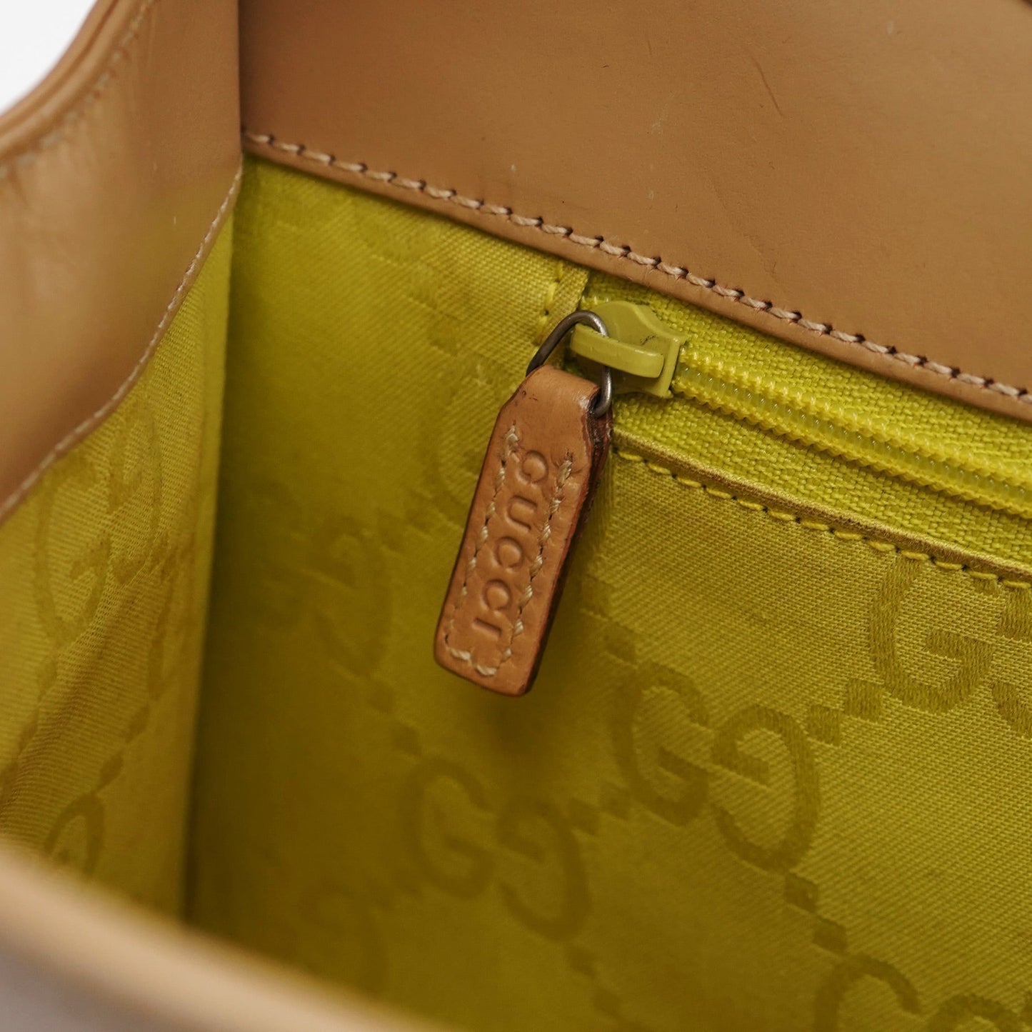 002 1068 Beige Calfskin Jackie Bag