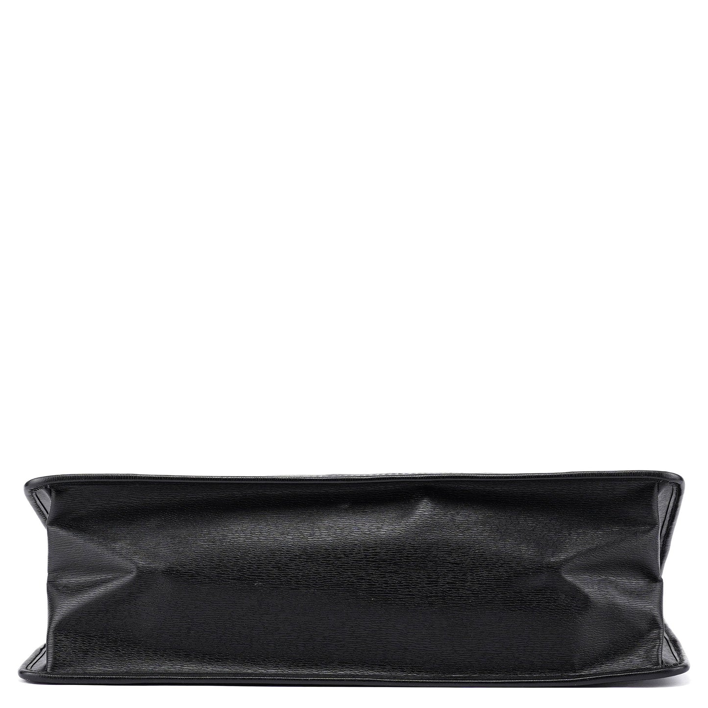 002 1090 Black Leather Tote Bag