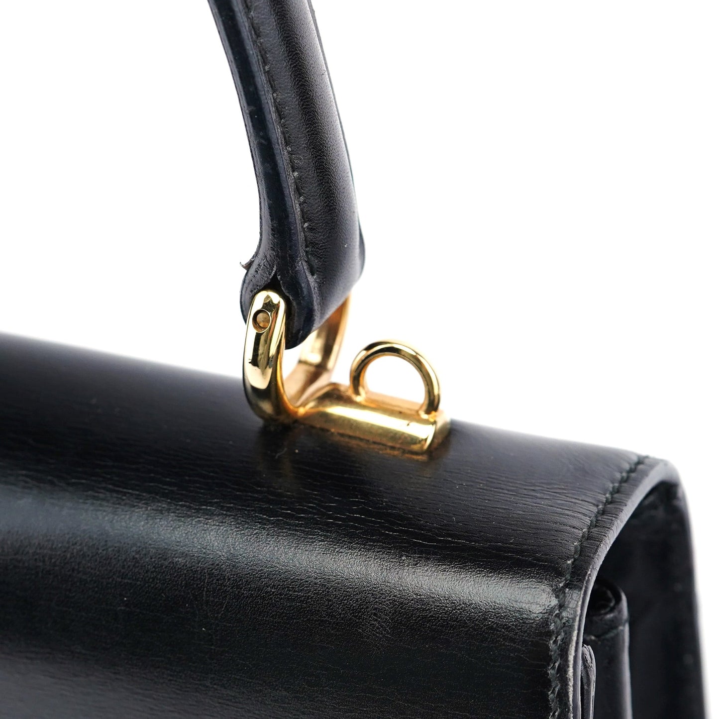 002 2026 Black Leather Lady Lock Bag