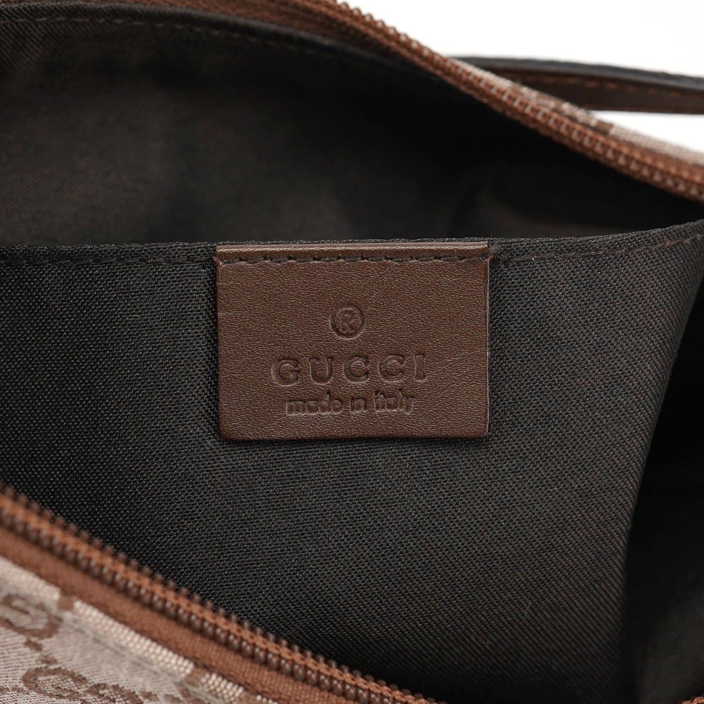 005 0813 Beige GG Shoulder Bag