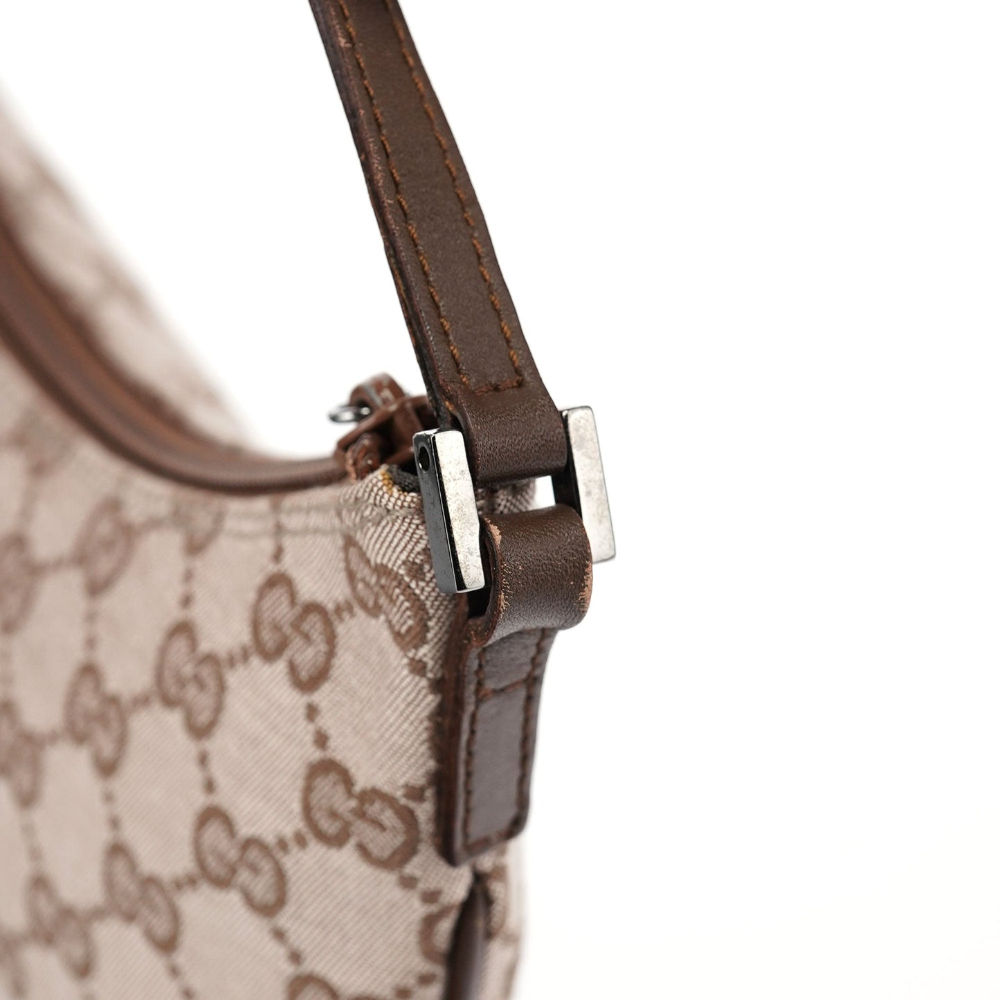 005 0813 Beige GG Shoulder Bag