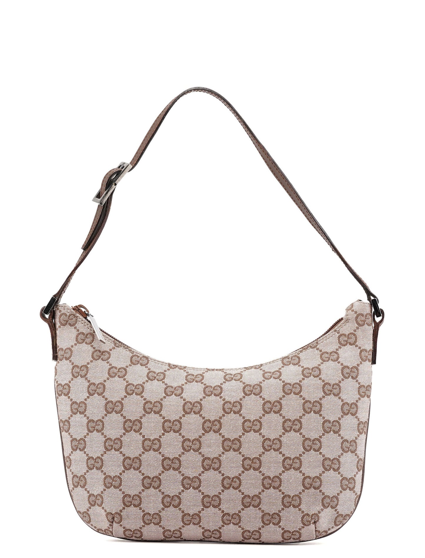 005 0813 Beige GG Shoulder Bag