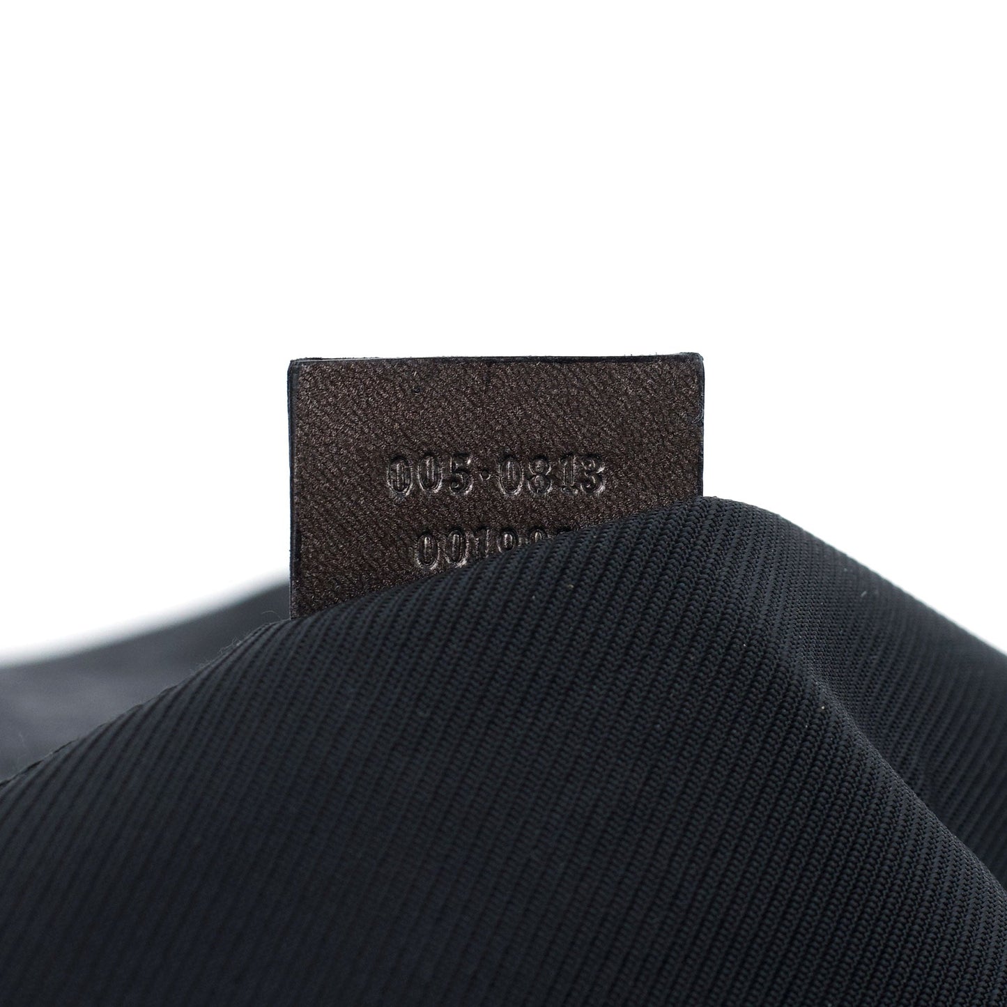 005 0813 Black GG Shoulder Bag