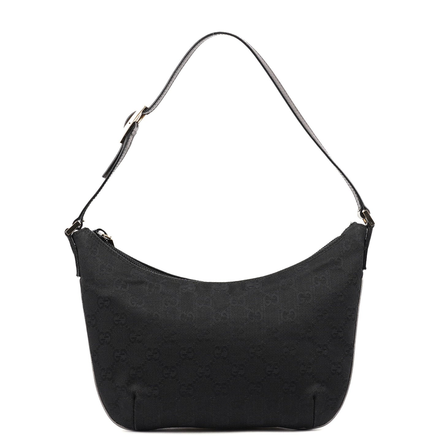 005 0813 Black GG Shoulder Bag