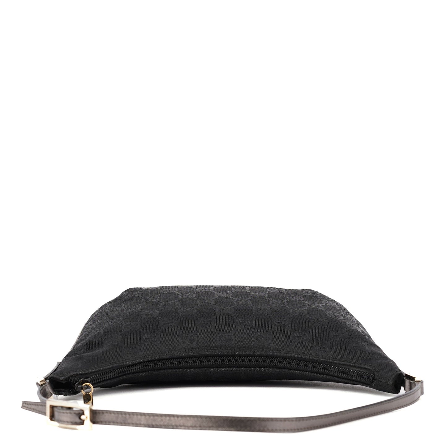005 0813 Black GG Shoulder Bag