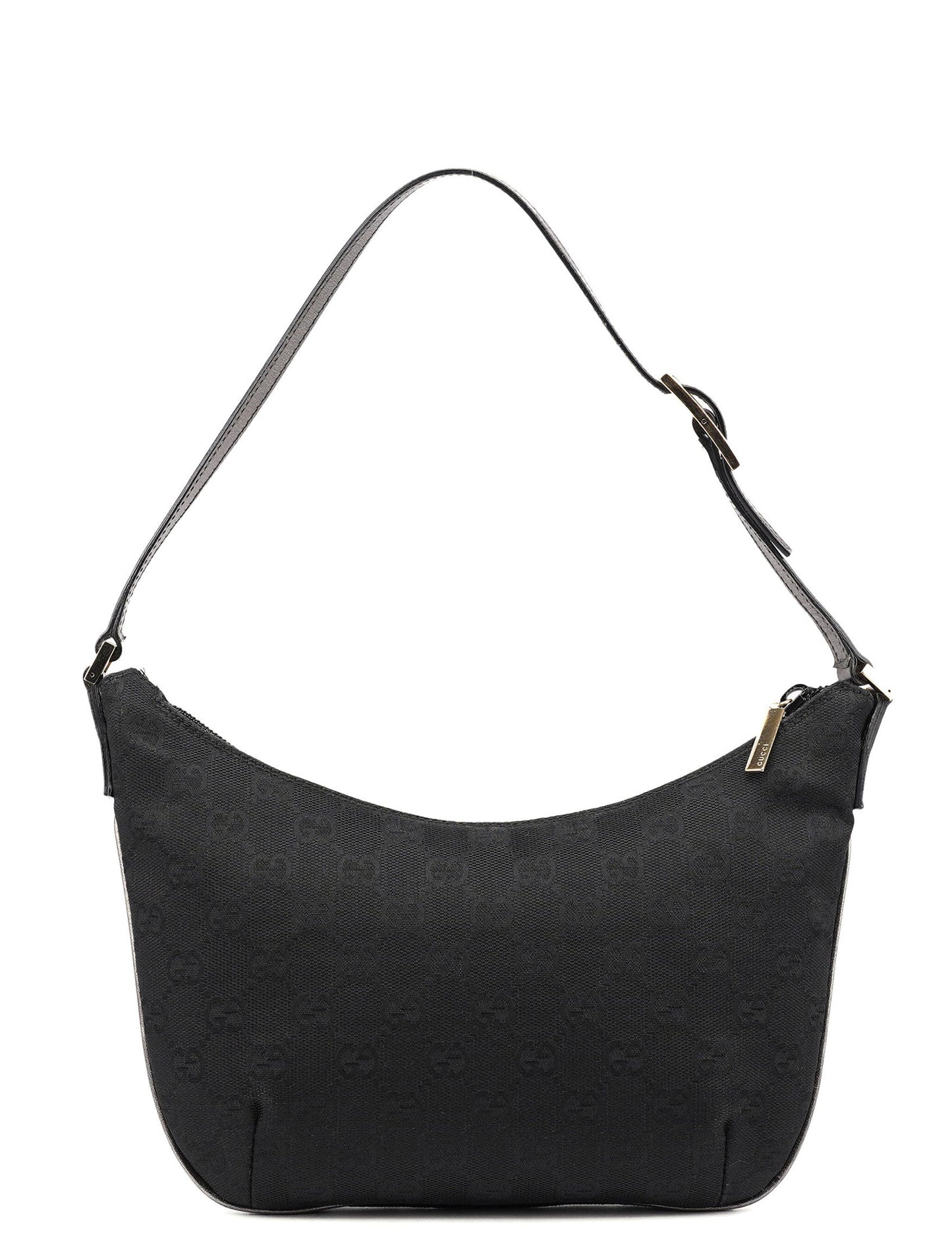 005 0813 Black GG Shoulder Bag