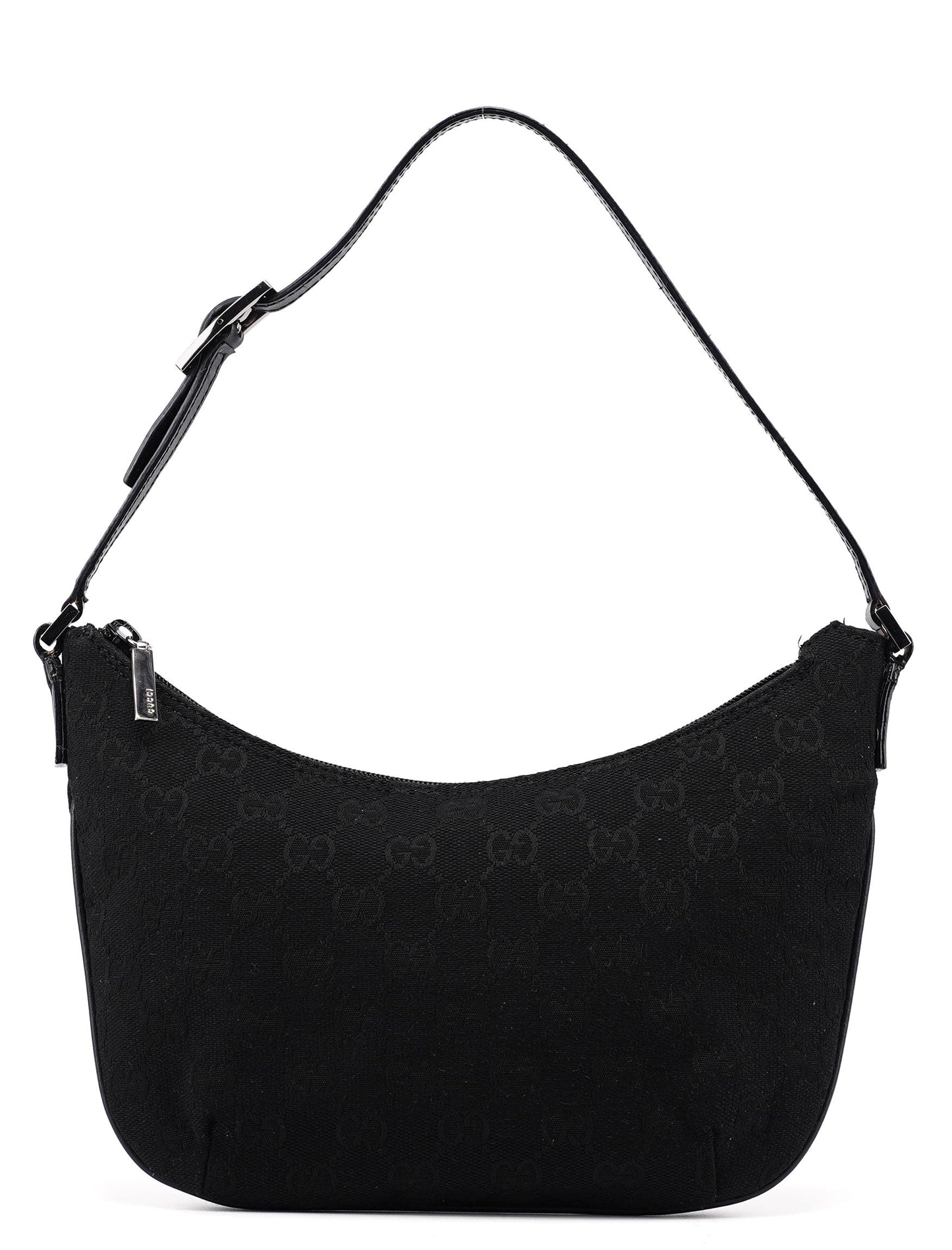 005 0813 Black GG Shoulder Bag