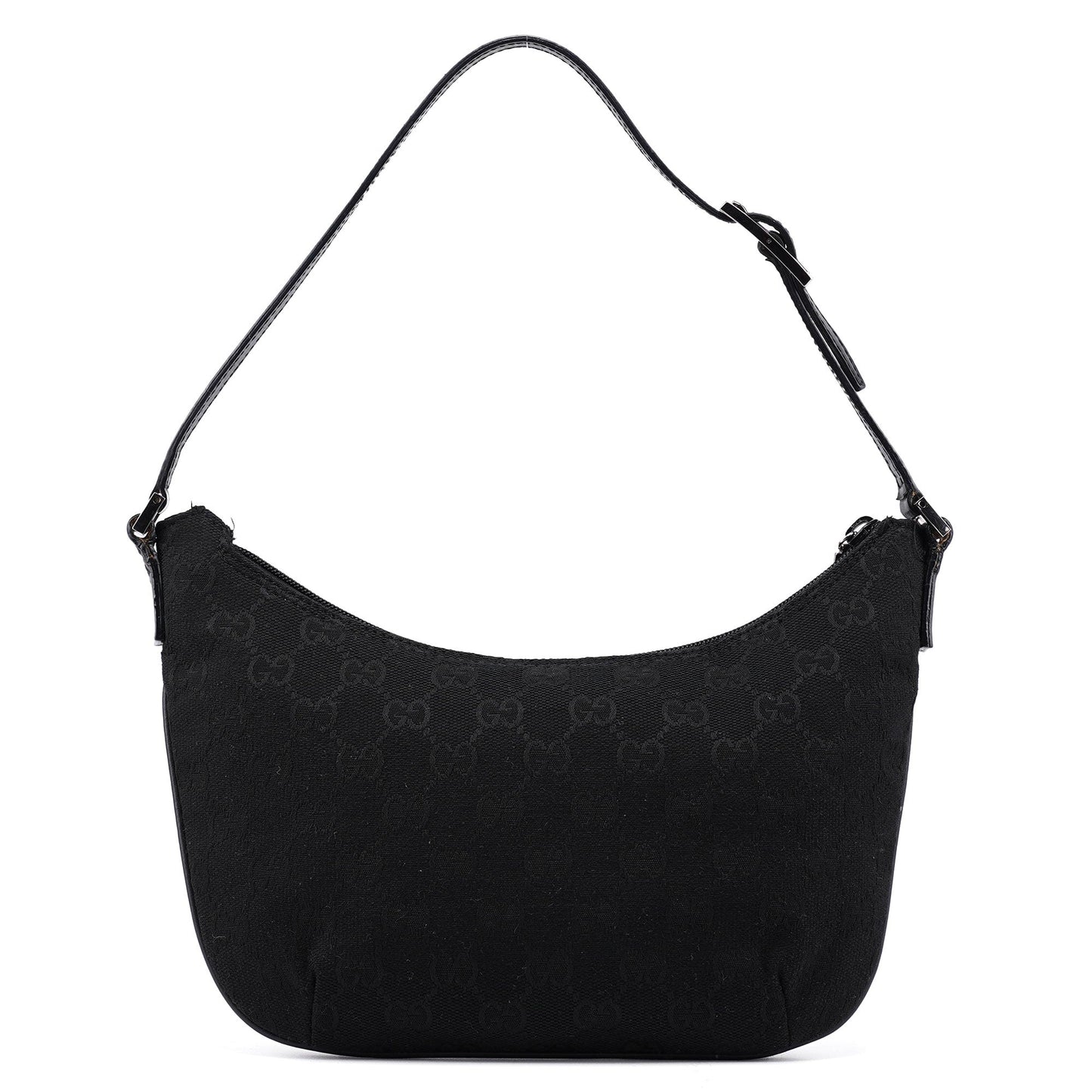 005 0813 Black GG Shoulder Bag