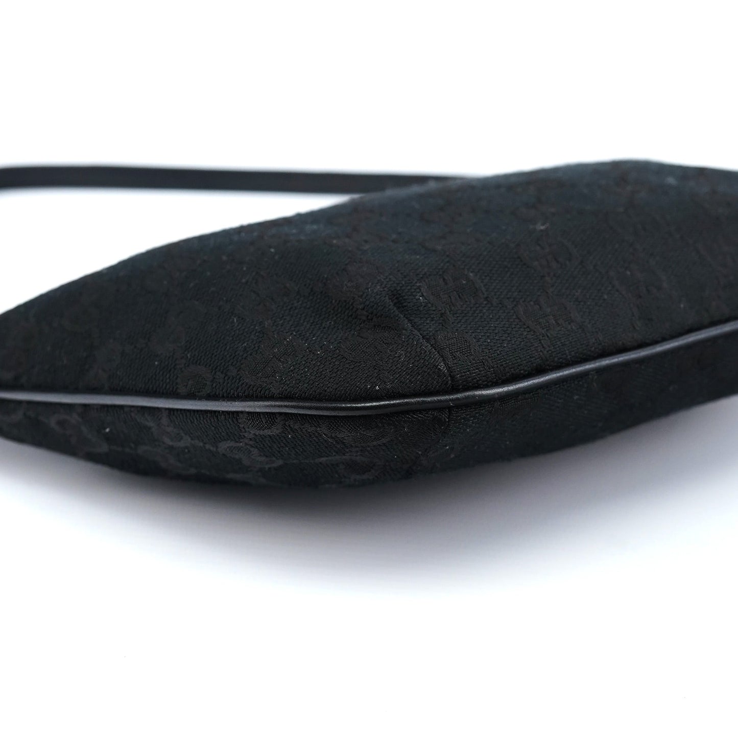 005 0813 Black GG Shoulder Bag