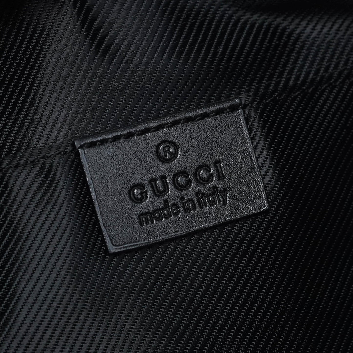 005 0813 Black GG Shoulder Bag