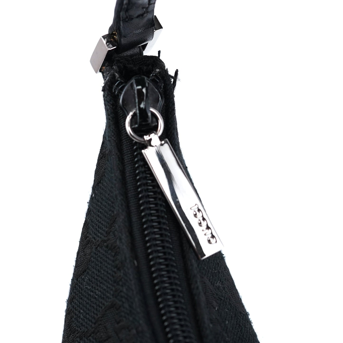 005 0813 Black GG Shoulder Bag