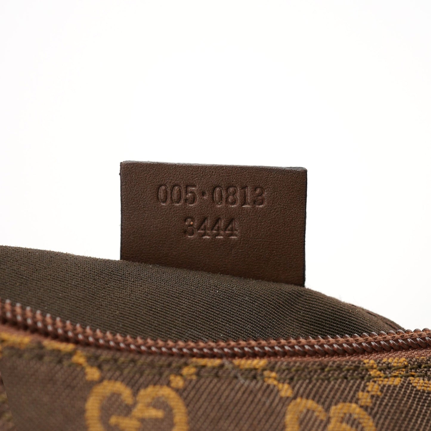 005 0813 Brown GG Shoulder Bag