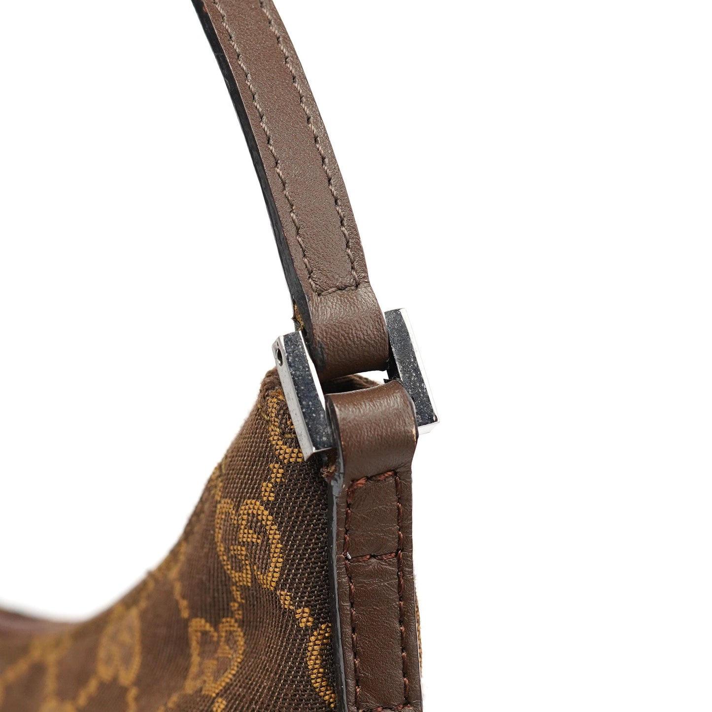 005 0813 Brown GG Shoulder Bag