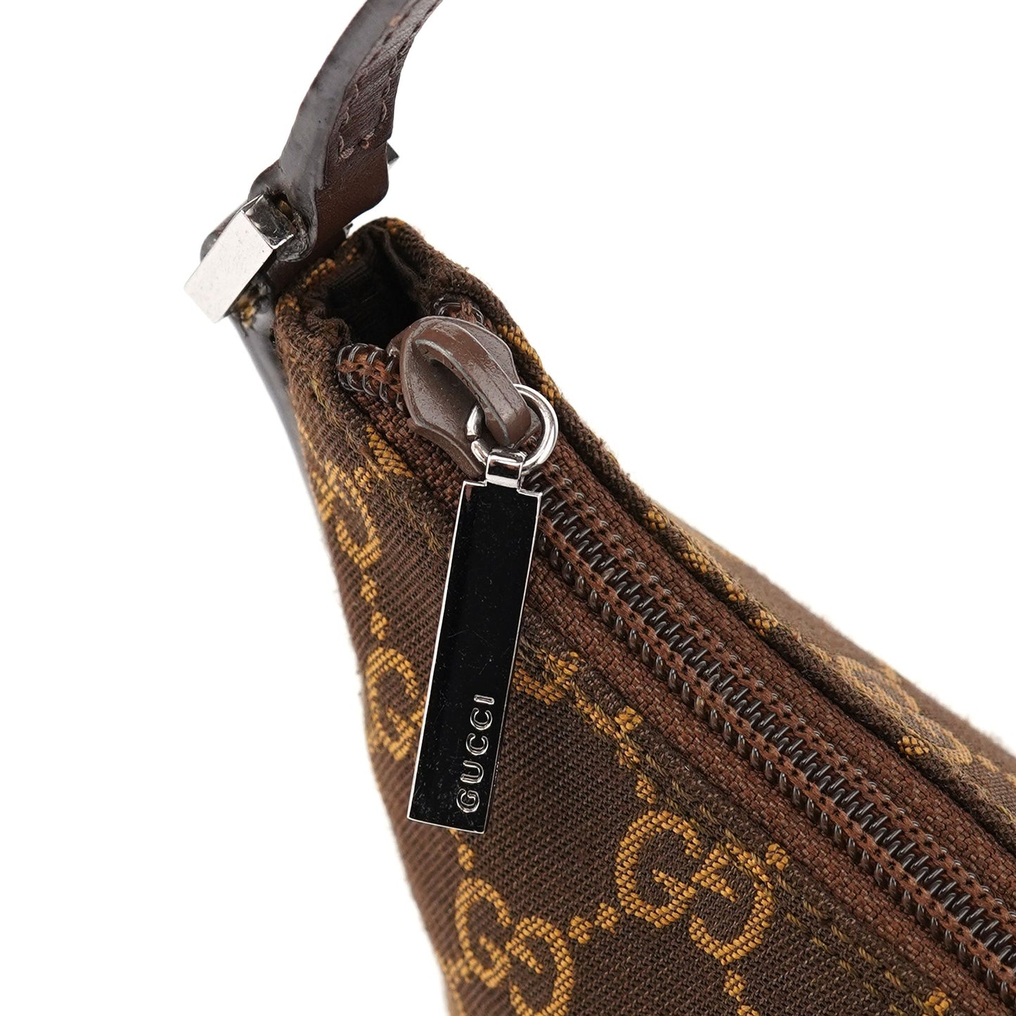 005 0813 Brown GG Shoulder Bag