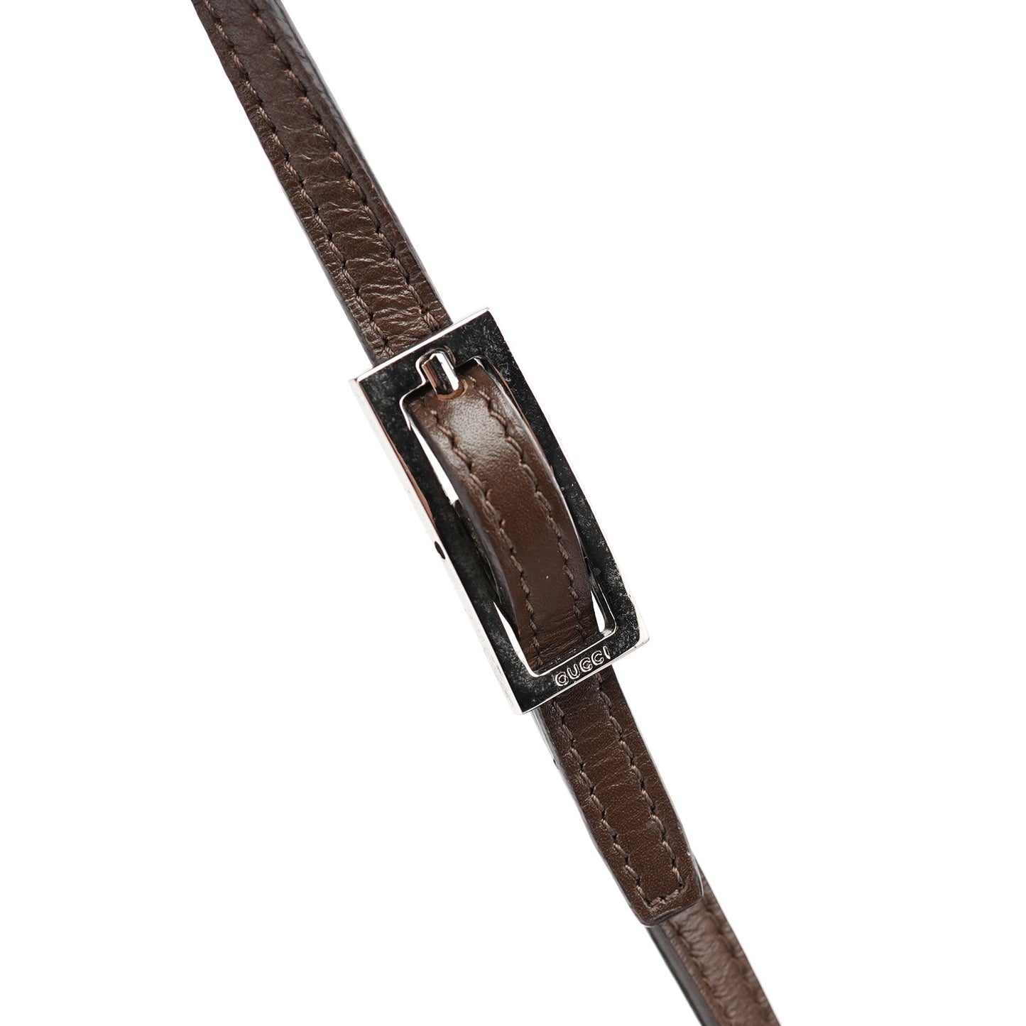 005 0813 Brown GG Shoulder Bag