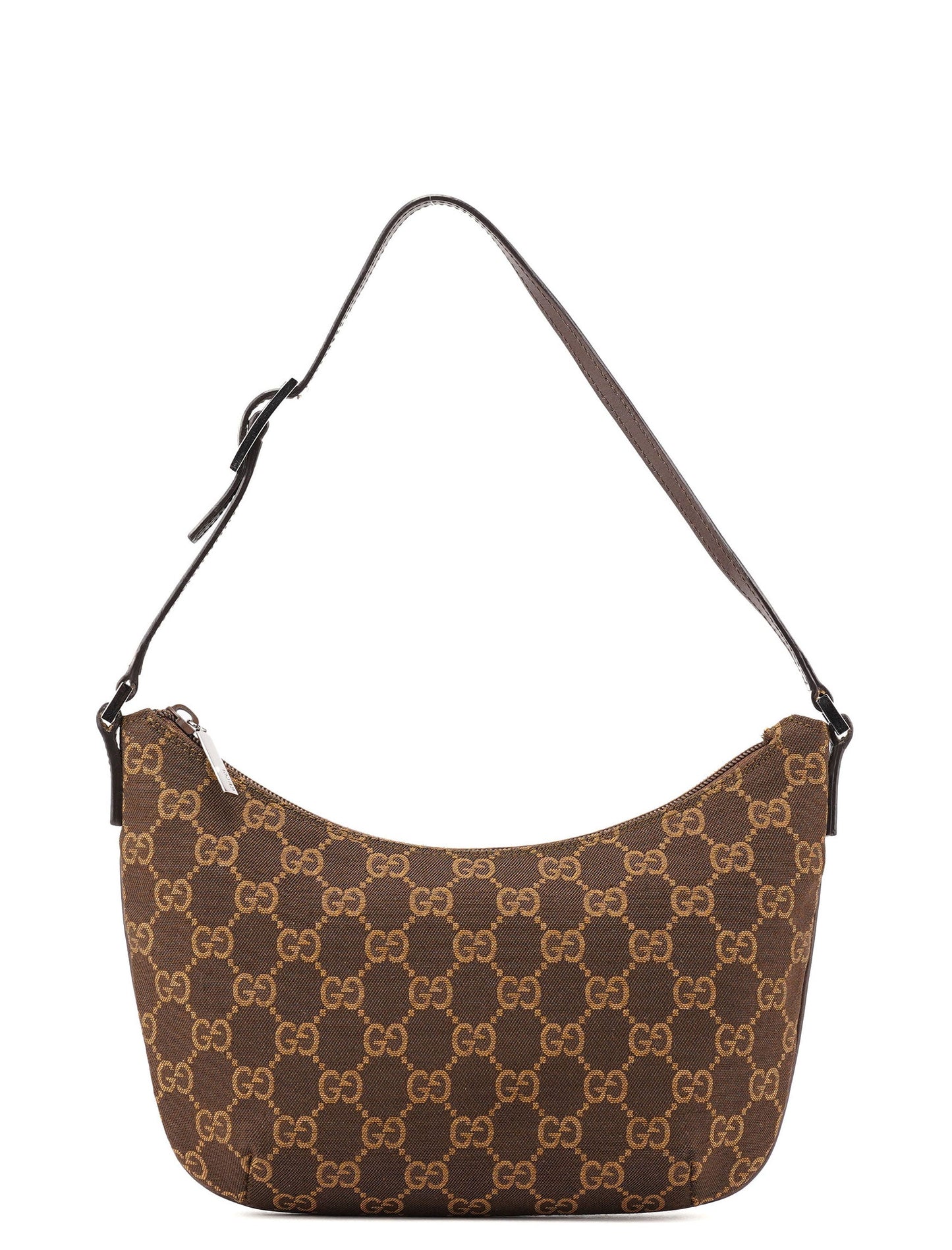 005 0813 Brown GG Shoulder Bag