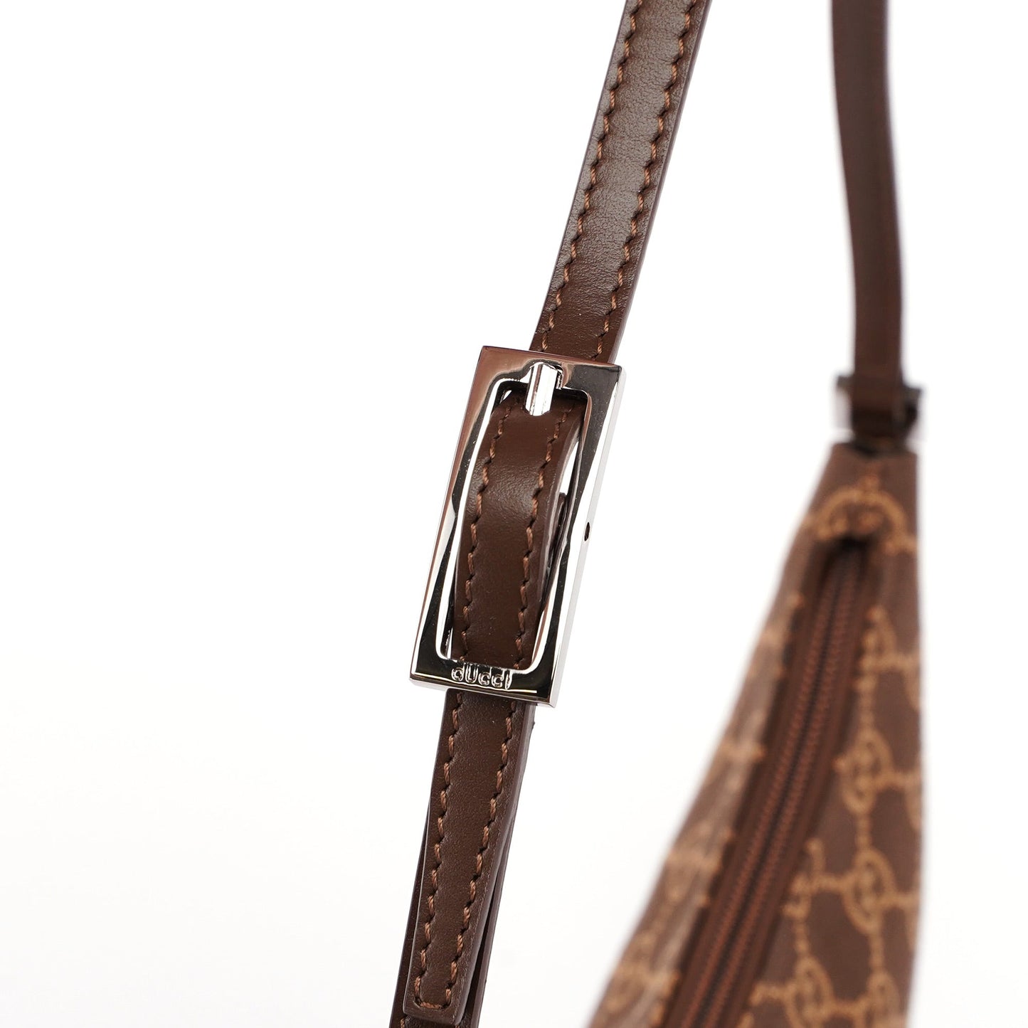 005 0813 Brown GG Shoulder Bag