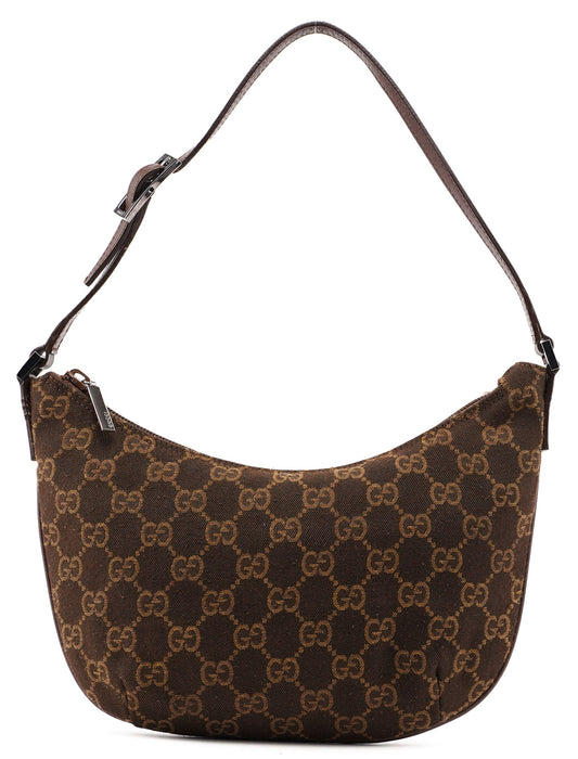 005 0813 Brown GG Shoulder Bag