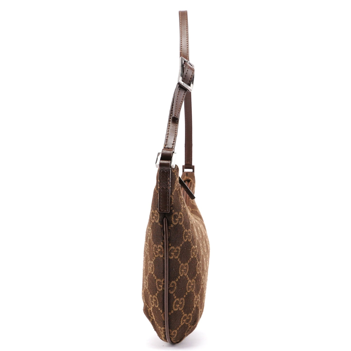 005 0813 Brown GG Shoulder Bag
