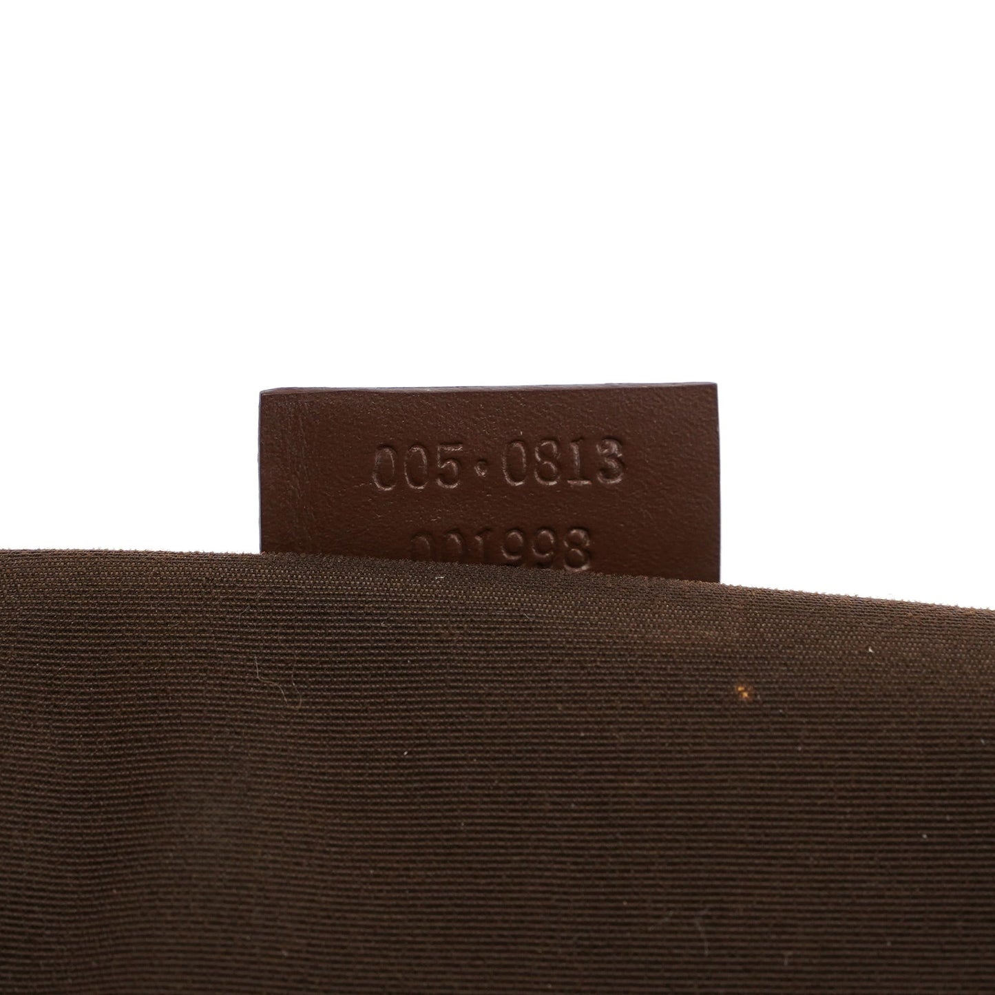 005 0813 Brown GG Shoulder Bag