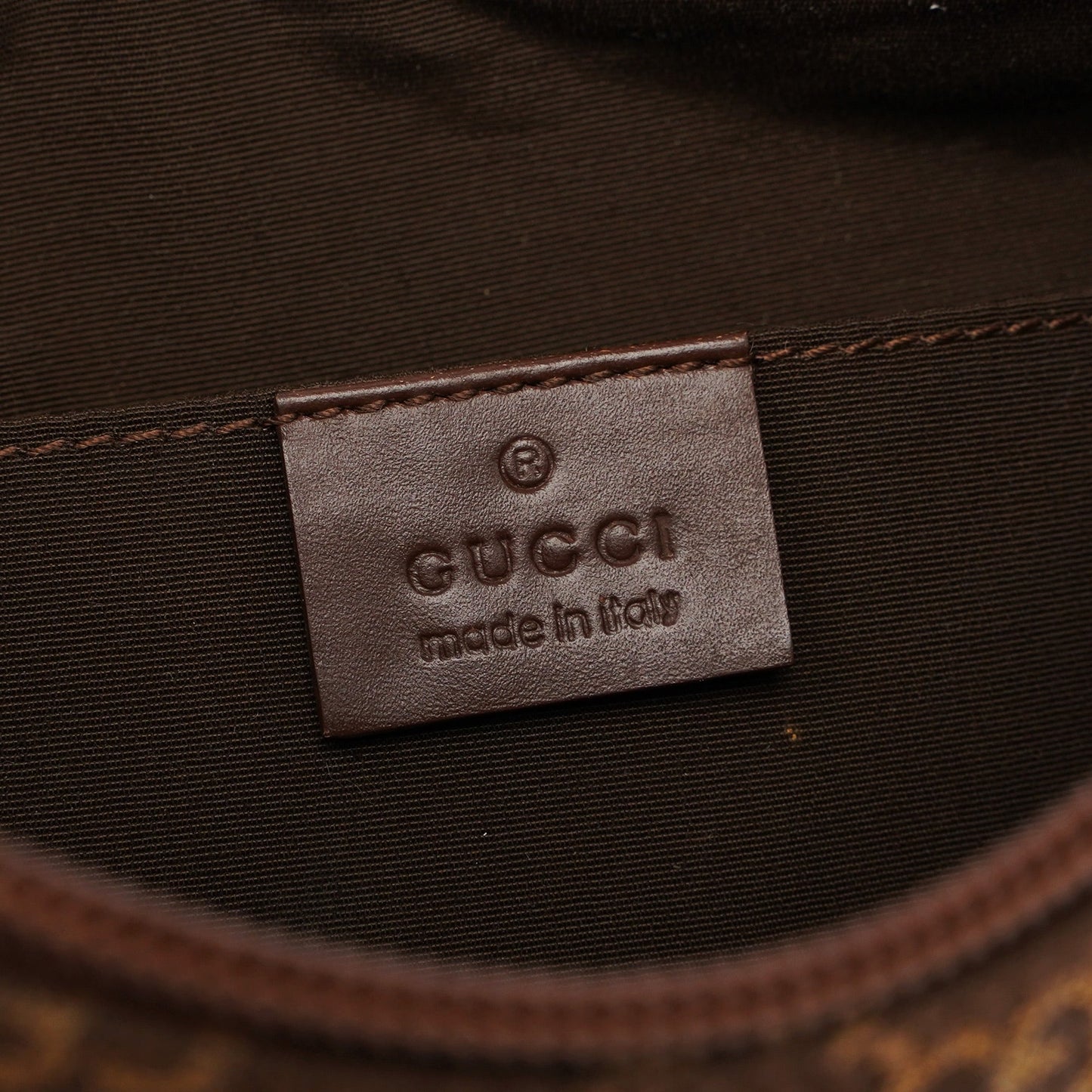 005 0813 Brown GG Shoulder Bag