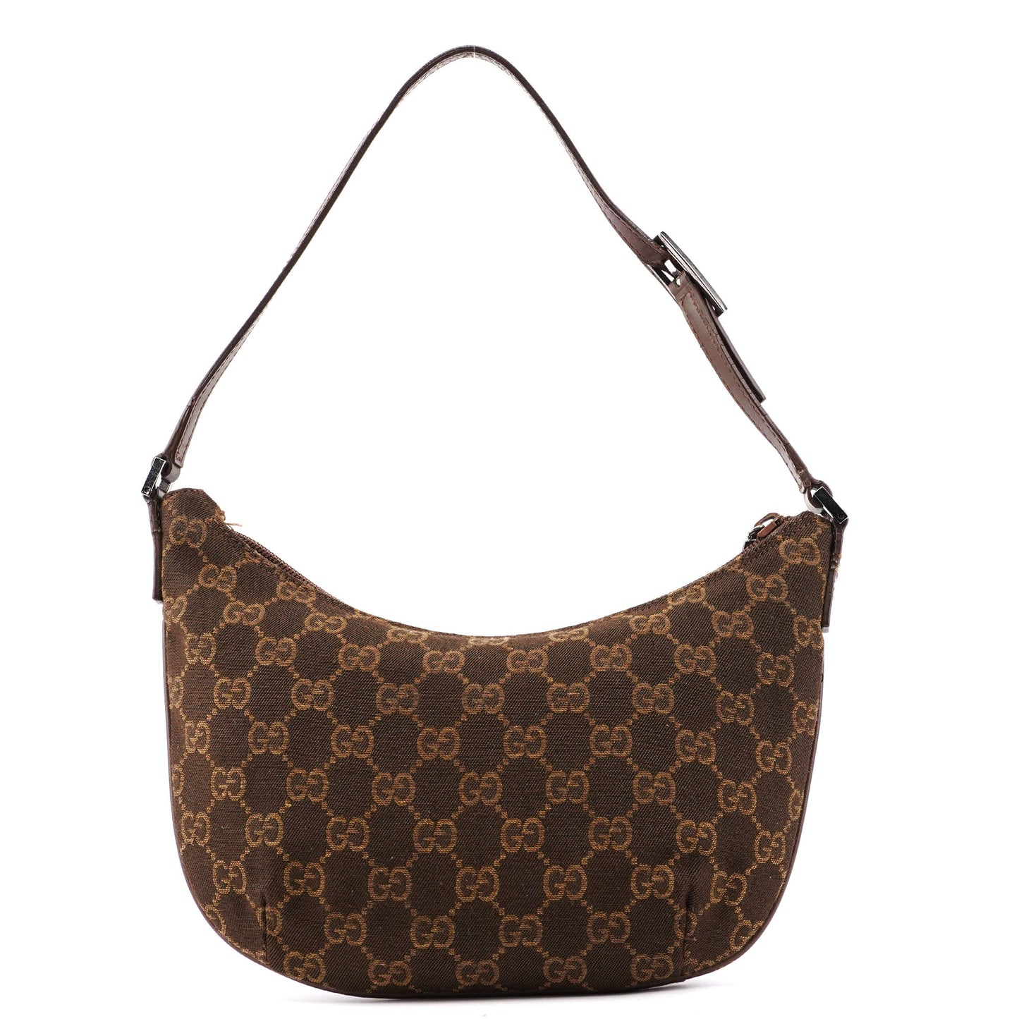 005 0813 Brown GG Shoulder Bag
