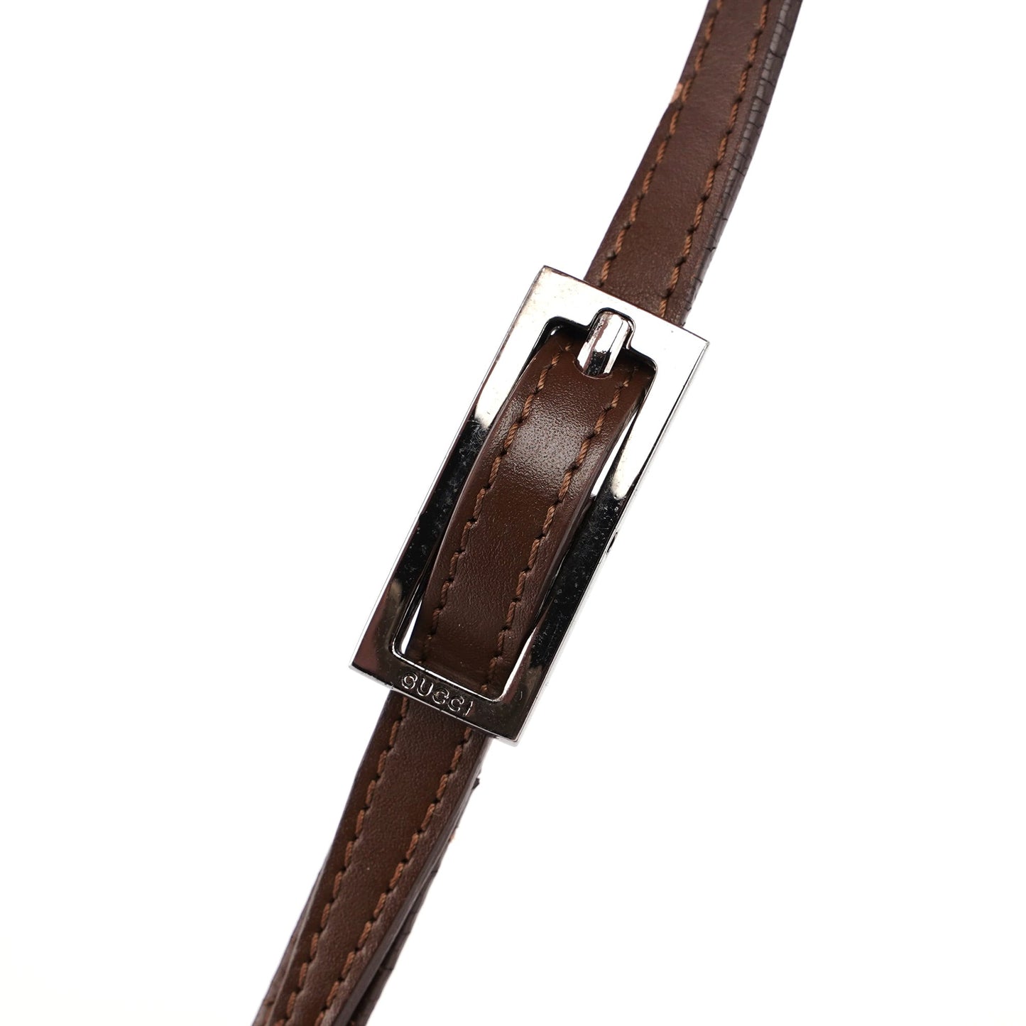 005 0813 Brown GG Shoulder Bag