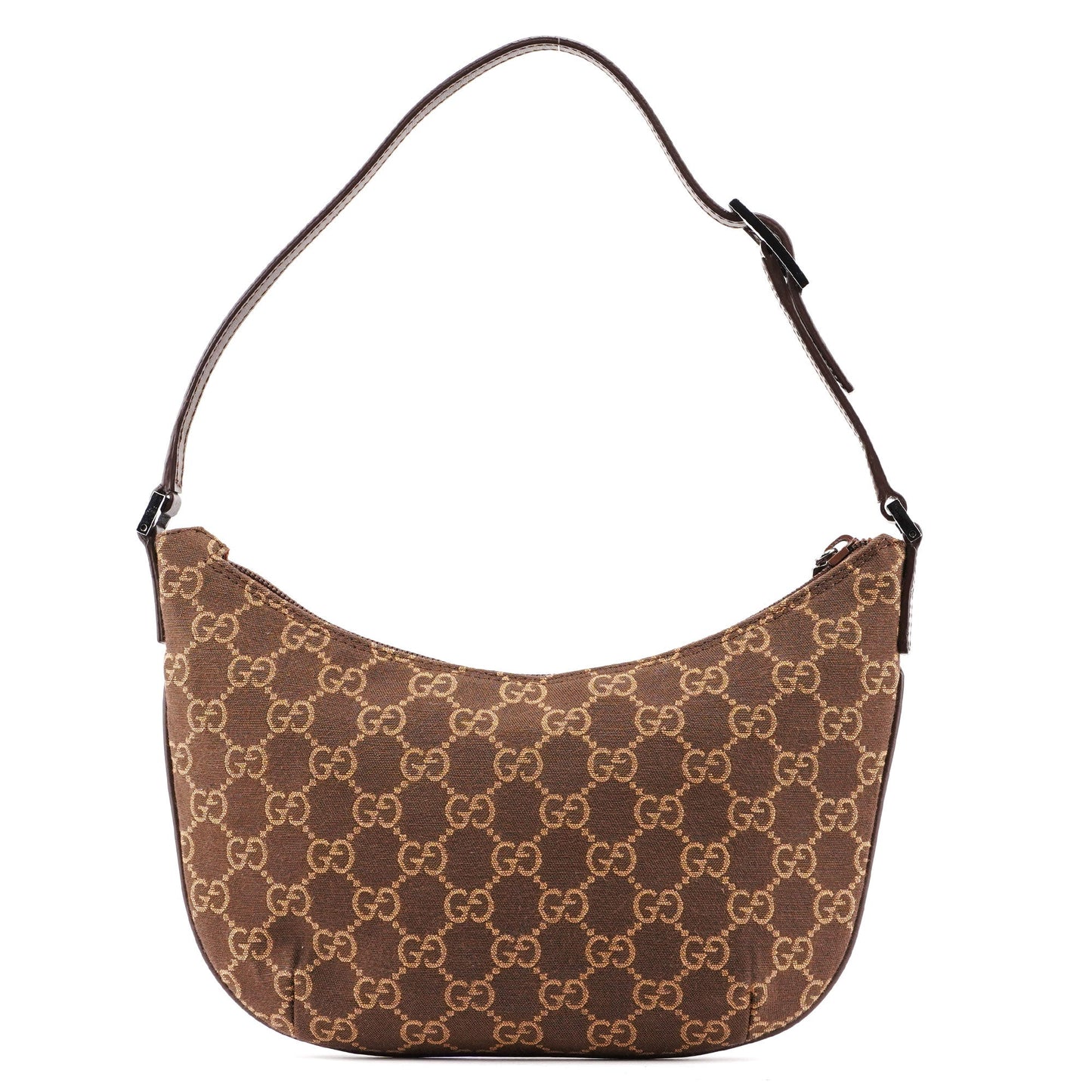 005 0813 Brown GG Shoulder Bag