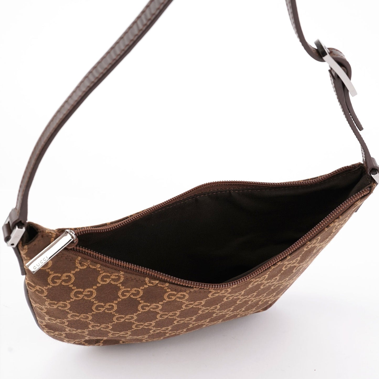 005 0813 Brown GG Shoulder Bag