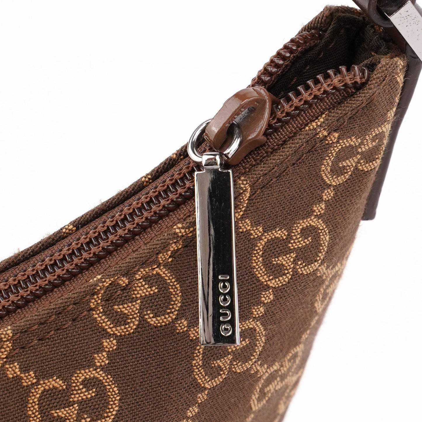 005 0813 Brown GG Shoulder Bag