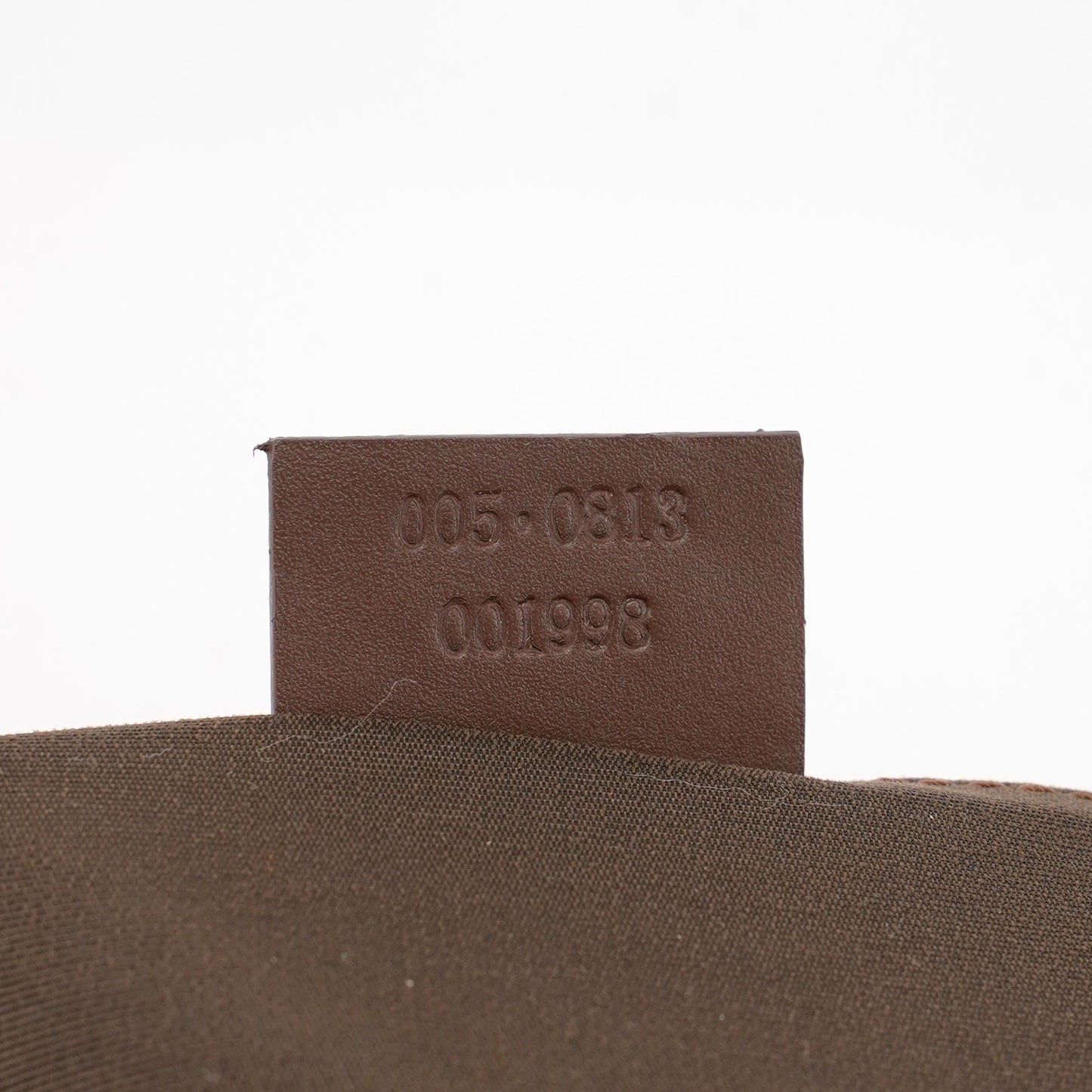 005 0813 Brown GG Shoulder Bag