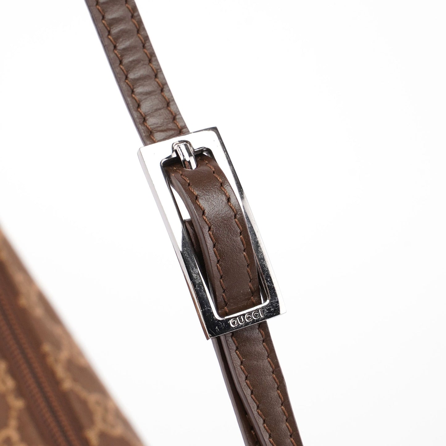 005 0813 Brown GG Shoulder Bag