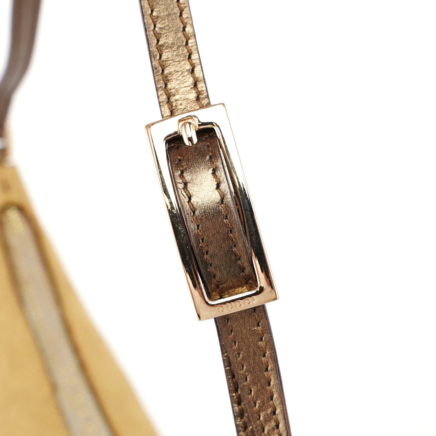 005 0813 Gold GG Shoulder Bag