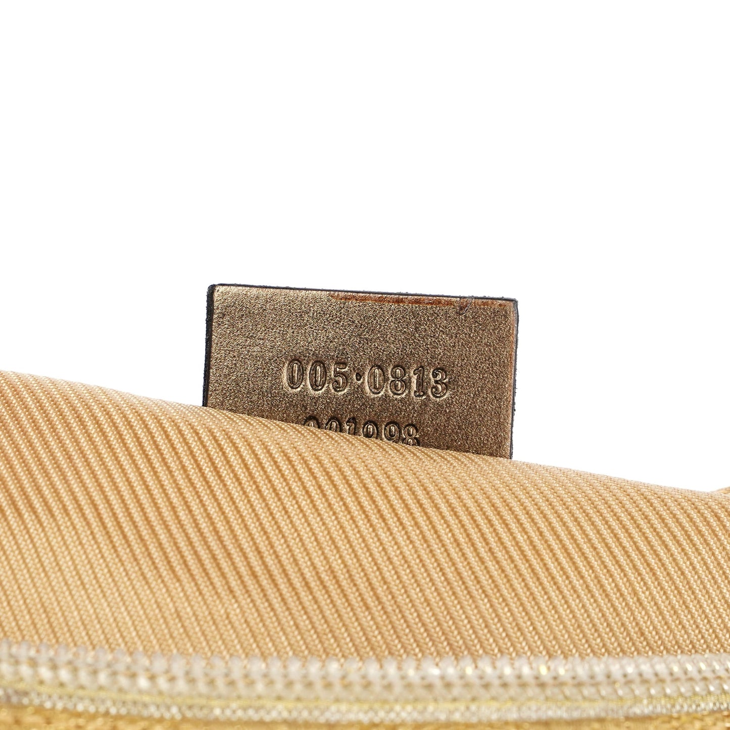 005 0813 Gold GG Shoulder Bag
