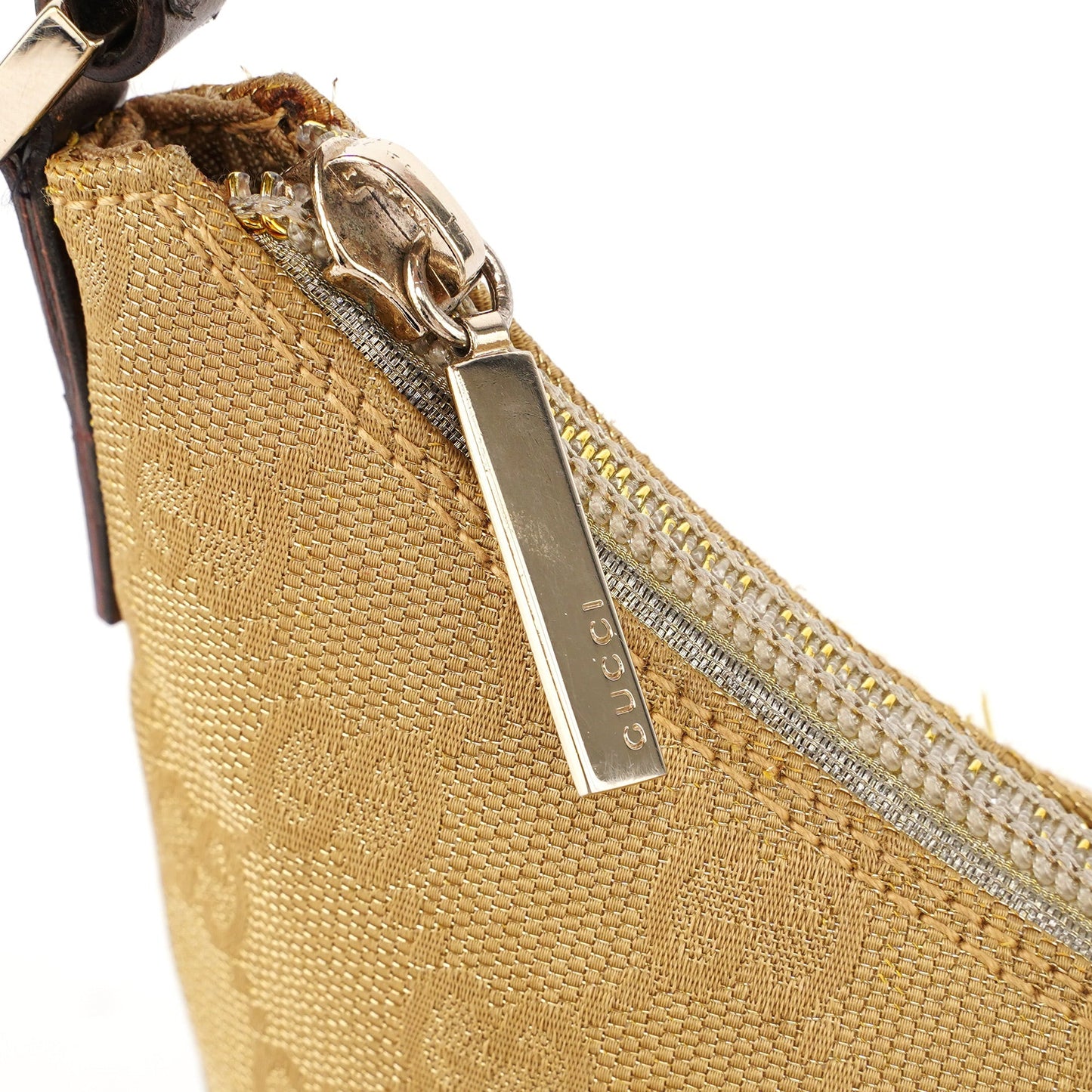 005 0813 Gold GG Shoulder Bag